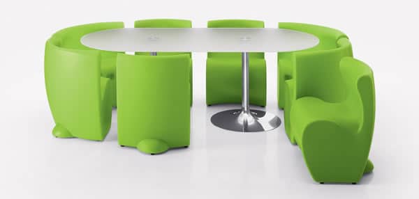 Table et chaises verte de chez myyour