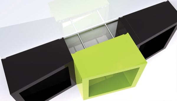 Etagère funky design 3d -3