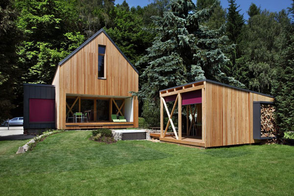 Maison moderne en bois1