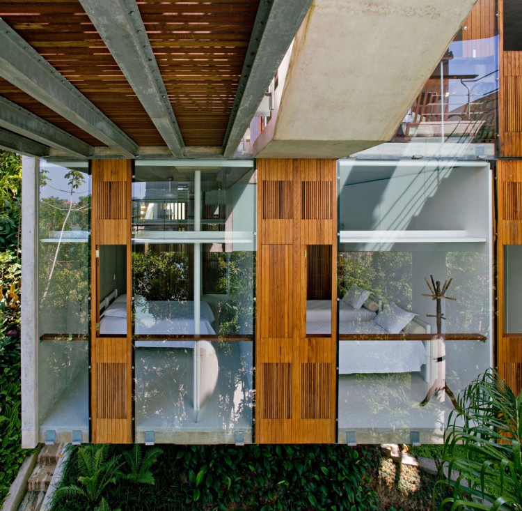 Résidence en béton à Ubatuba au Brésil 22