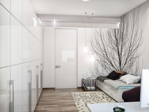 Appartement ukrainien ingénieusement compartimenté 11