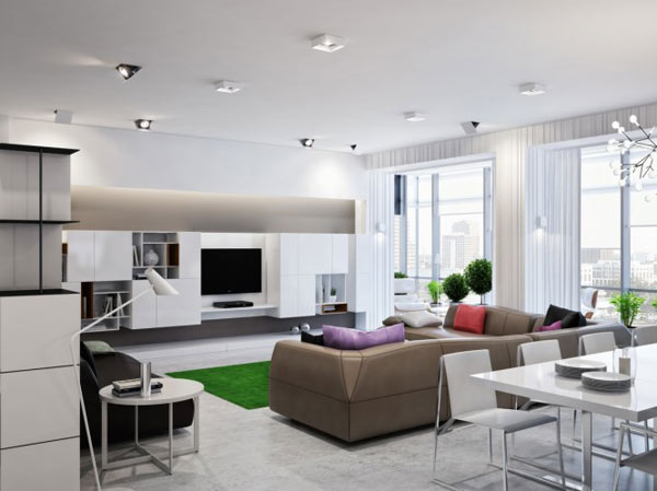Appartement ukrainien ingénieusement compartimenté 2