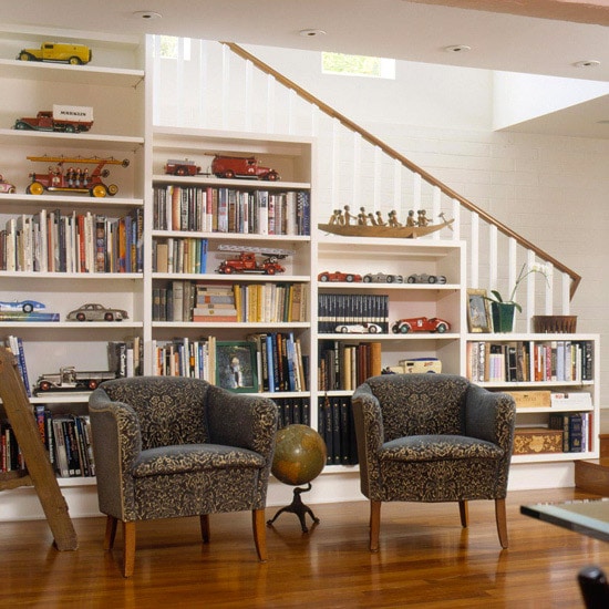 Aménagement sous l'escalier: 60 idées de cuisines, placards, et ... Rangement Escalier désign