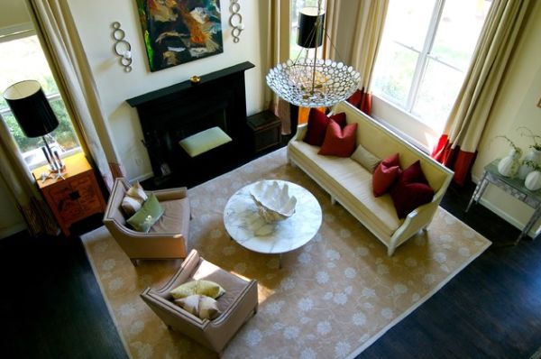 Grand salon confortable 3