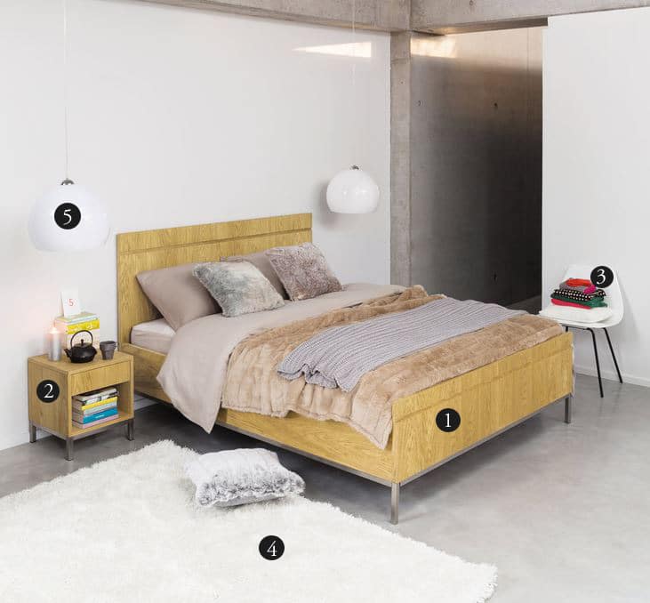 Une chambre d'inspiration contemporaine chez maison du monde Parquet inspiration Chambre