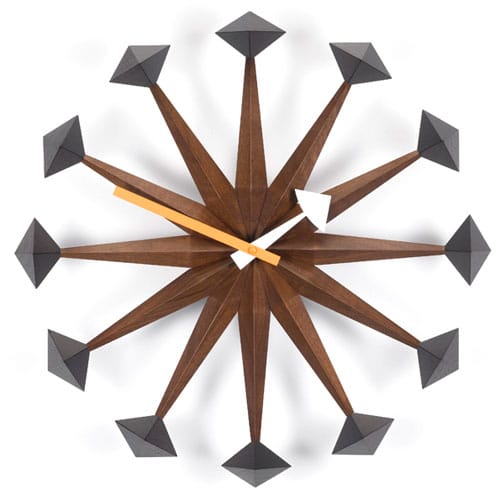 Horloge Vitra Polygon par Georges Nelson
