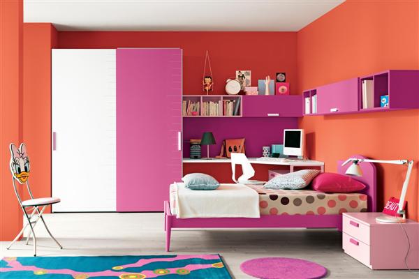 Chambre ado fille : 40 idées déco qui vont vous faire craquer ! Idee de deco chambre en fushia et turquoise