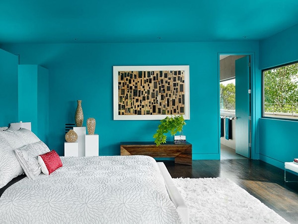 20 idées de décoration de chambre bleu turquoise Turquoise Chambre inspiration
