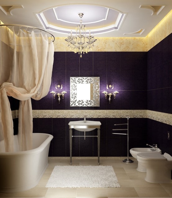 salle de bain baroque et luxueuse salle-de-bains-violette-13