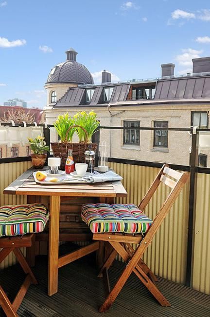 Aménagement de petit balcon : 40 idées décoration ! Balcon DIY idées