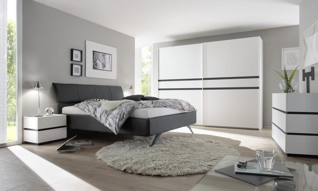 Chambre grise et blanche: 19 idées zen et modernes pour se démarquer Chambre blanche