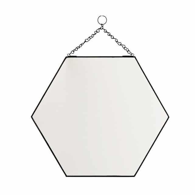 miroir octogonal de style vintage