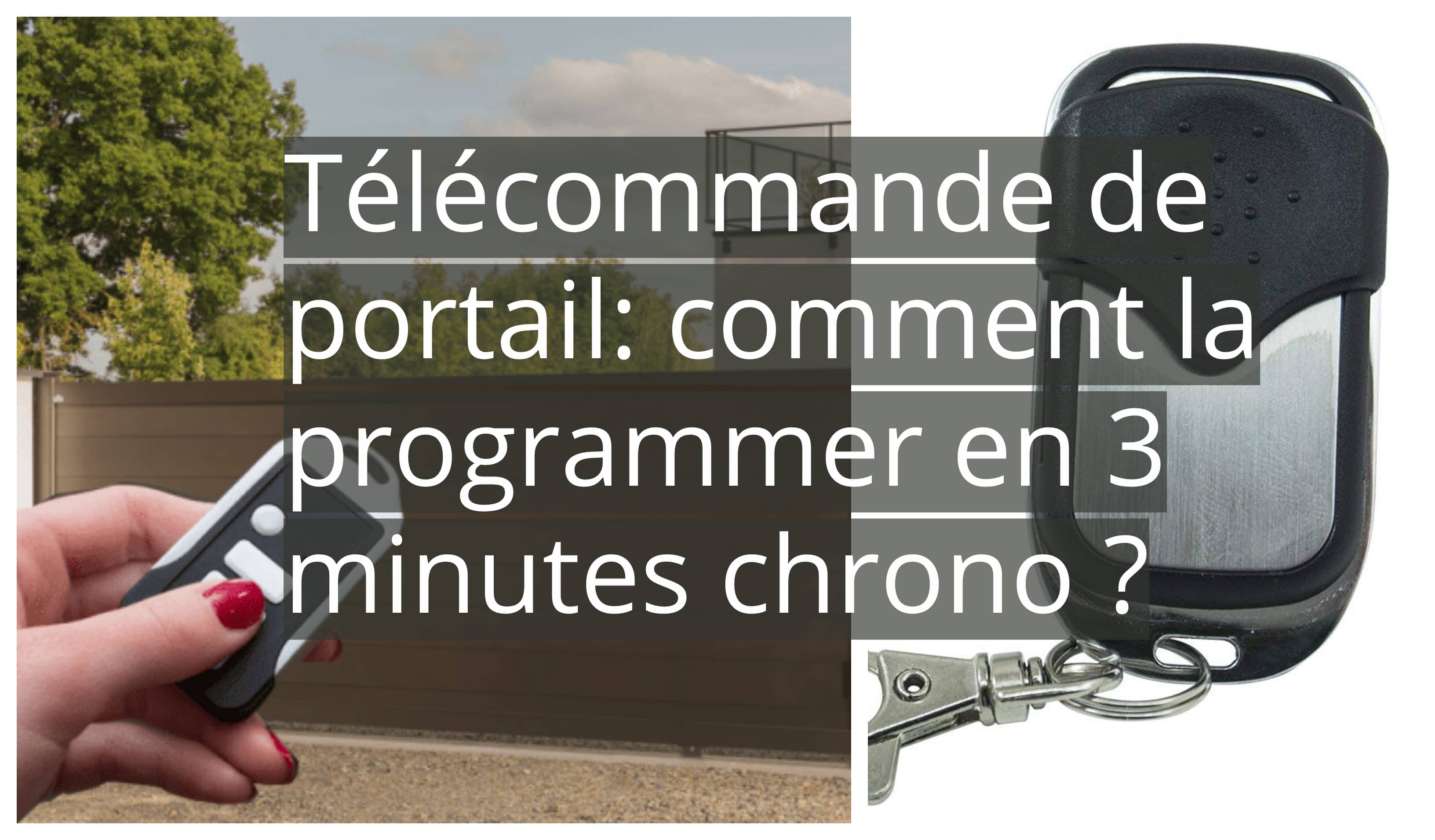 comment programmer télécommande universelle portail